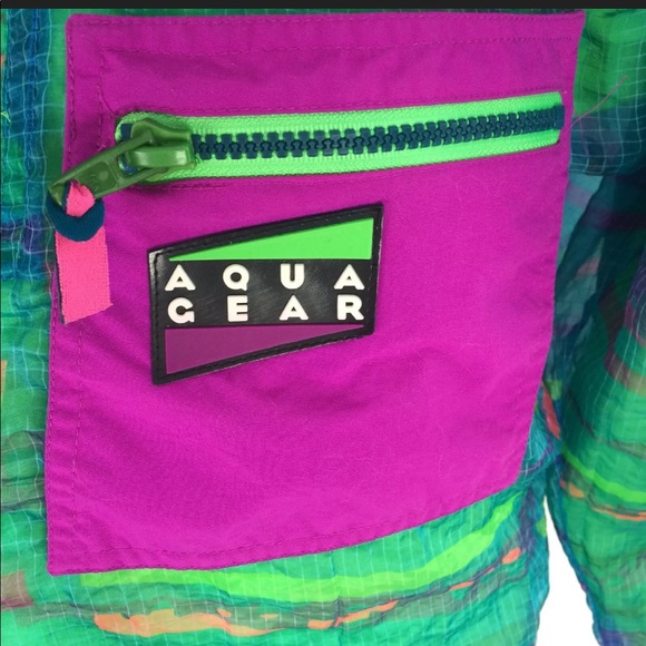 Nike Jackets & Coats Nike Aqua Gear Vtg Aztec Reversible